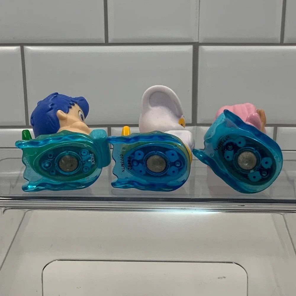 Fisher Price Bubble Guppies Rolling Figures Y4492 Plastic 2in Set